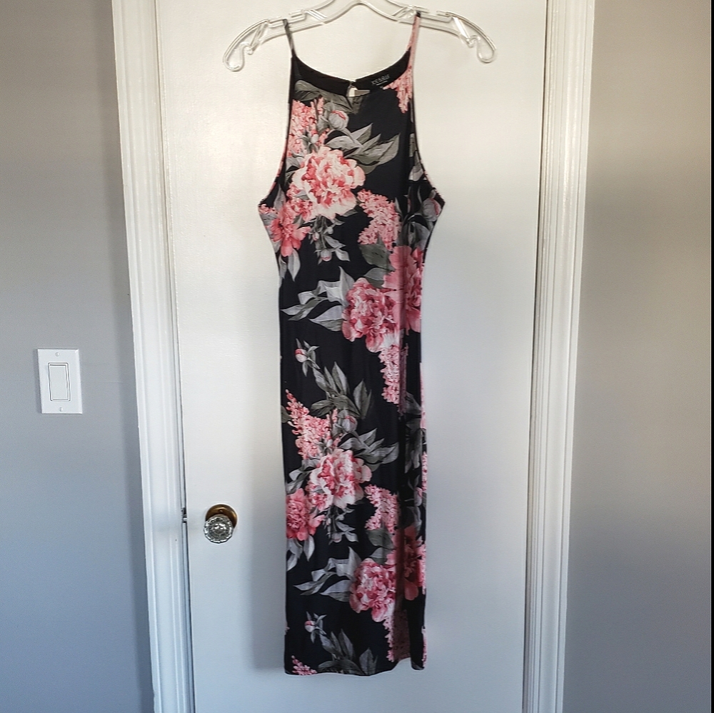 Floral Body Con Dress